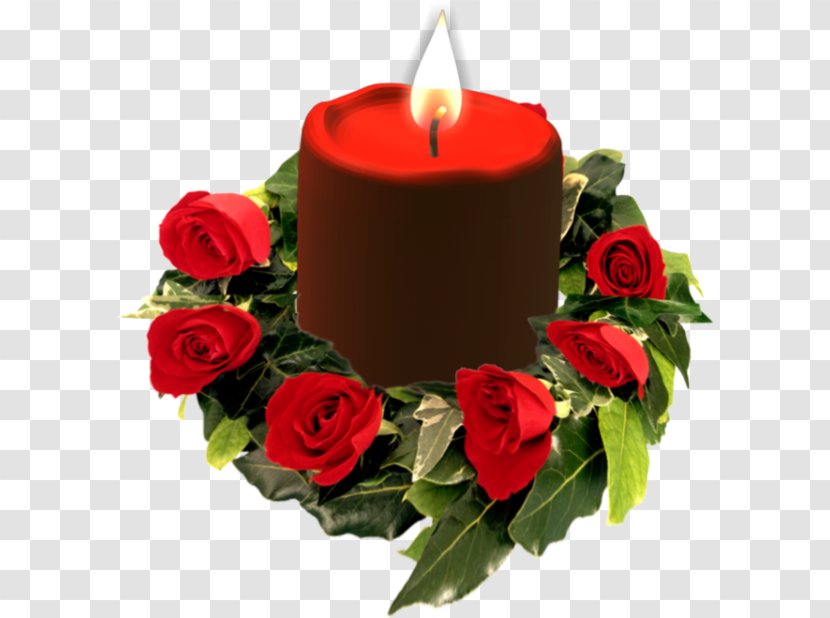 Candle Garden Roses Image Clip Art - Slide Show Transparent PNG