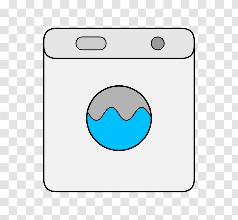 Washing Machine Laundry Symbol Clip Art - Home Appliance - Picture Transparent PNG