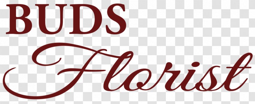 Buds Florist Logo Font Brand Calligraphy - Text Transparent PNG