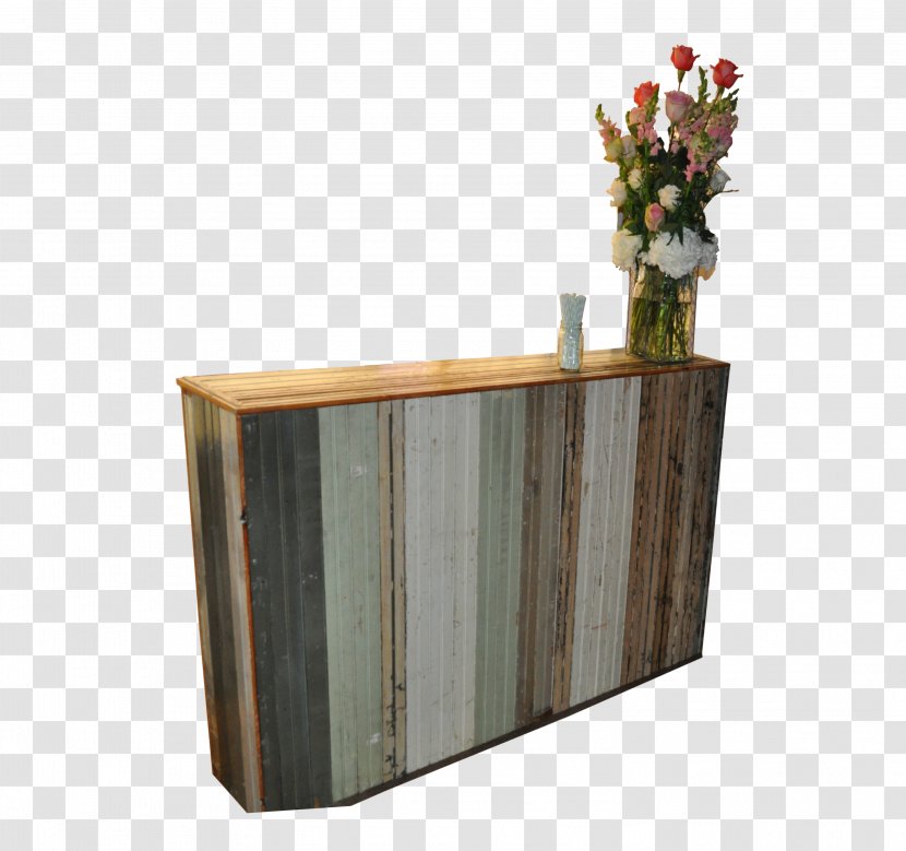 Table Furniture Wood Buffets & Sideboards Shelf - Flowerpot - Rustic Transparent PNG