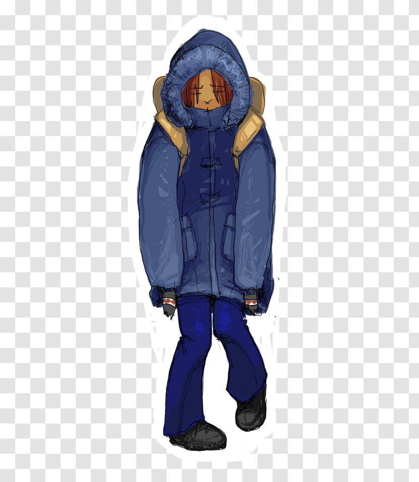 Cobalt Blue Character Outerwear Fiction - Let It Snow Transparent PNG