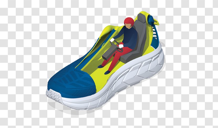 Foot HOKA ONE Sports Shoes Speedgoat - Footprint - Hoka Running For Women Stores Transparent PNG