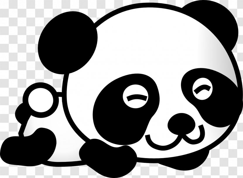 Giant Panda Bear Clip Art - Logo - Creeping Transparent PNG
