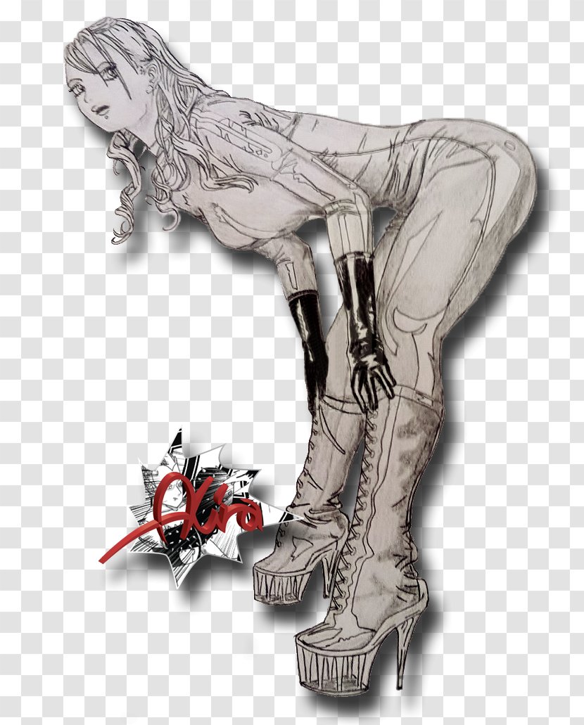 Cartoon Character - Shoe - Mechanical Female Form Transparent PNG