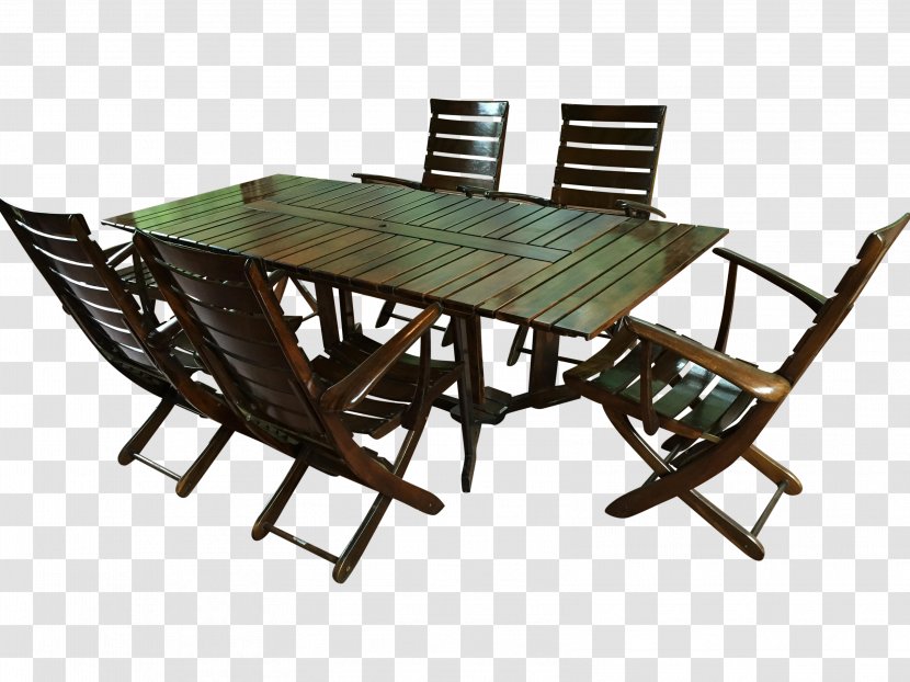 Table Garden Furniture Chair Dining Room Matbord - Patio Transparent PNG