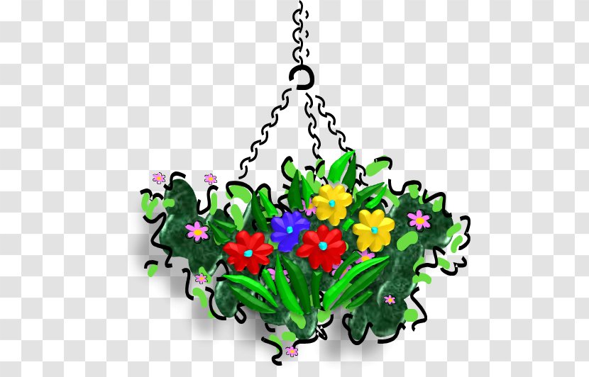 Floral Design Clip Art Cut Flowers Illustration Flowerpot - Make Your Own Plant Hangers Transparent PNG