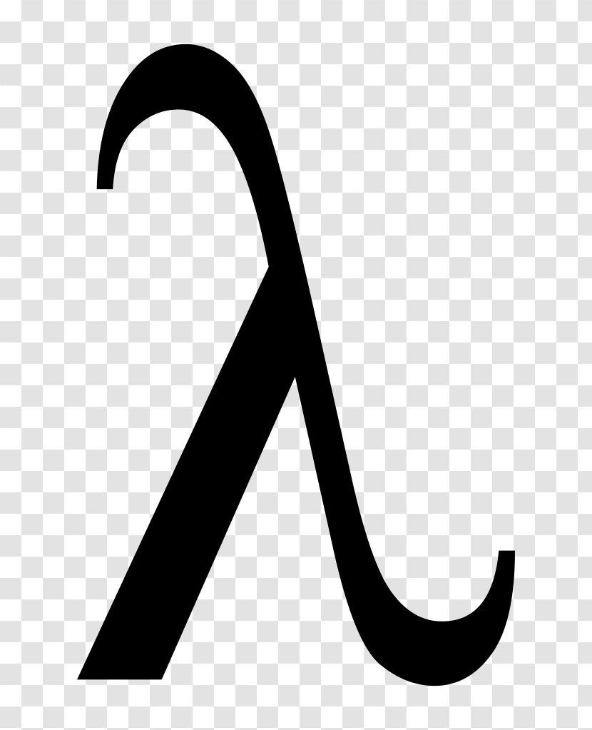 Lambda Greek Alphabet Letter Symbol - Wikipedia Transparent PNG