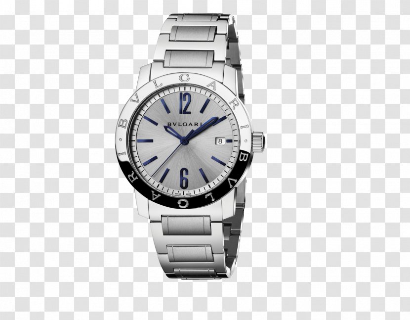 Bulgari Automatic Watch Jewellery Luxury Goods - Accessory - Silver Male Transparent PNG