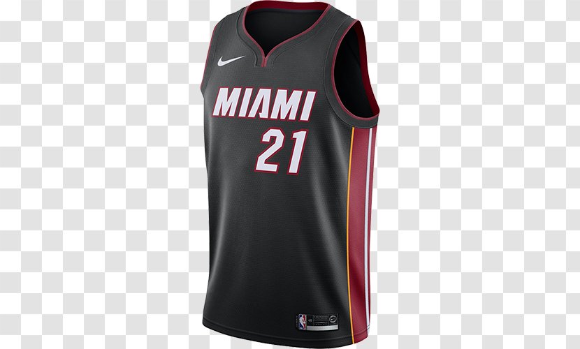 Miami Heat T-shirt NBA Playoffs Nike Store - Jersey Transparent PNG
