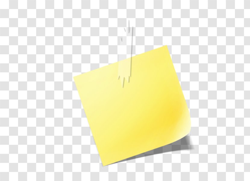 Paper Yellow Angle - Rectangle - Free To Pull The Sticky Notes Creative Transparent PNG