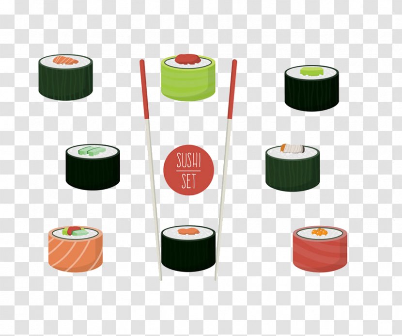 Sushi Japanese Cuisine Makizushi Gratis - Table Transparent PNG