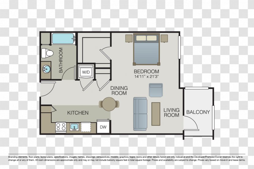 Floor Plan Park 20 Apartments House Architecture - Apartment Transparent PNG