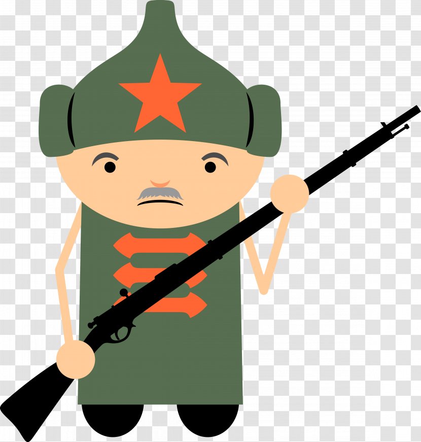 Cartoon - Hunting - Army Transparent PNG