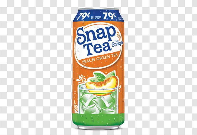 Orange Drink Tea Juice Snapple Fizzy Drinks - Peach Transparent PNG