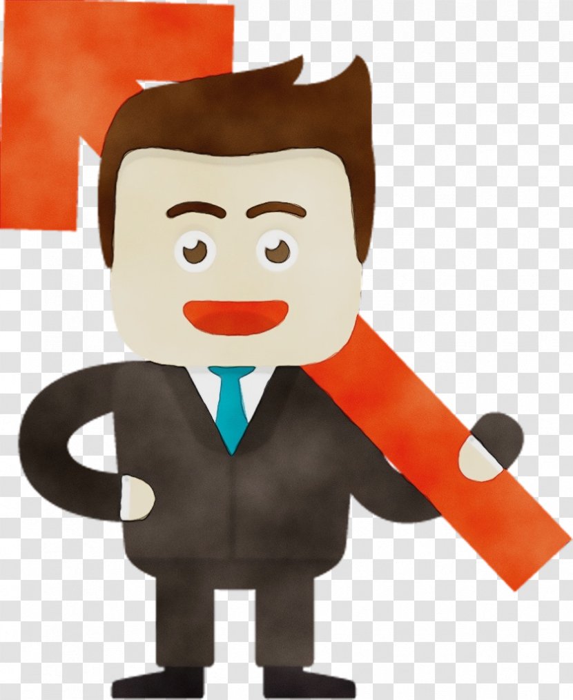 Watercolor Business - Businessperson - Toy Cartoon Transparent PNG
