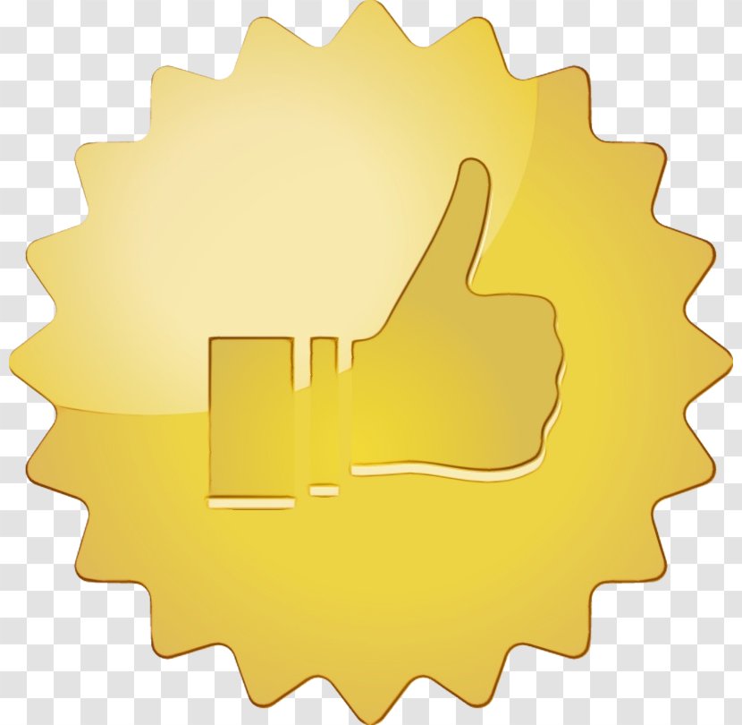 Yellow Tree Gesture Logo Symbol - Wet Ink Transparent PNG