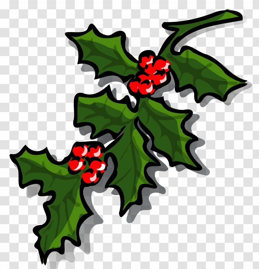 Christmas Tree Watercolor - Holly - Plane American Transparent PNG