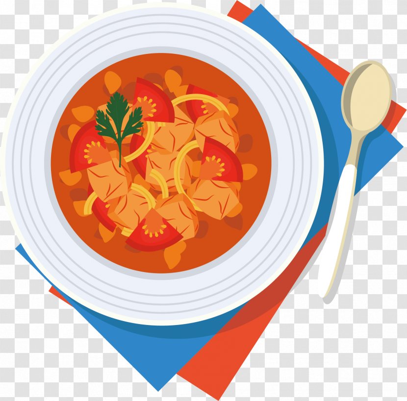 Tomato Juice Soup - Food - Vector Transparent PNG