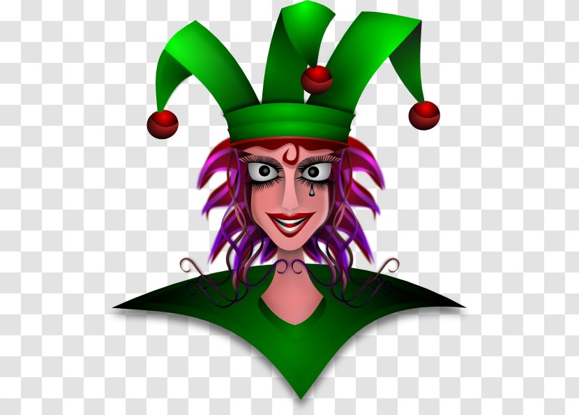 Harlequin Jester Cap And Bells Clip Art - Fictional Character - Joker Cliparts Transparent PNG