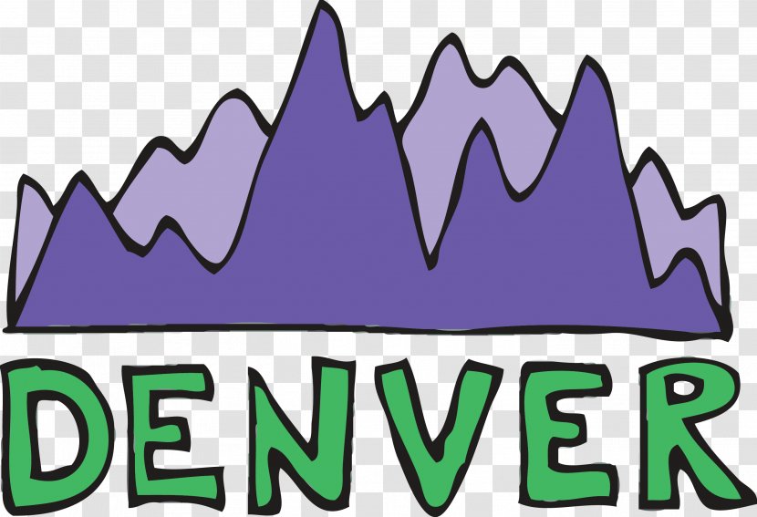 Denver Cartoon Clip Art - Logo - Mountain Icon Transparent PNG