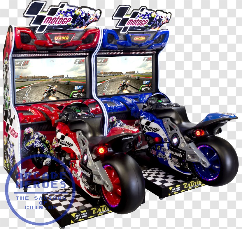 Grand Prix Motorcycle Racing Arcade Game Video Amusement Raw Thrills Transparent PNG