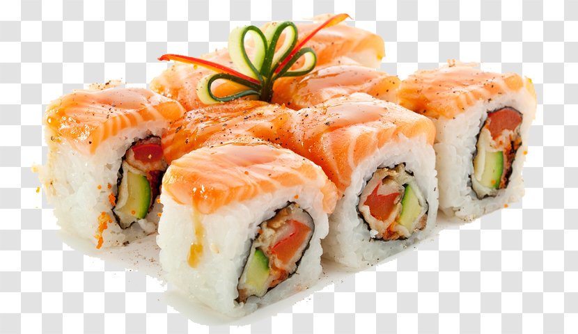 Sushi Japanese Cuisine Asian Chinese Seafood - Appetizer - Image Transparent PNG