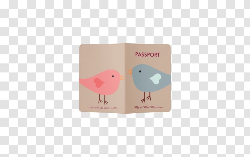 French Passport Travel Wedding Bird - Pink Transparent PNG