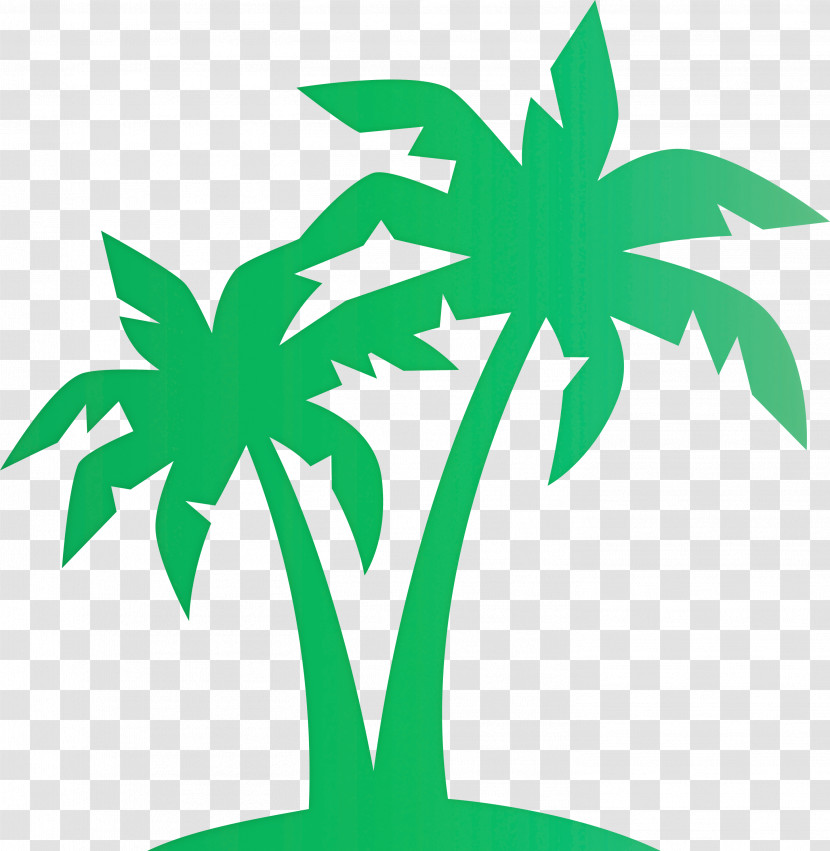 Palm Tree Beach Tropical Transparent PNG