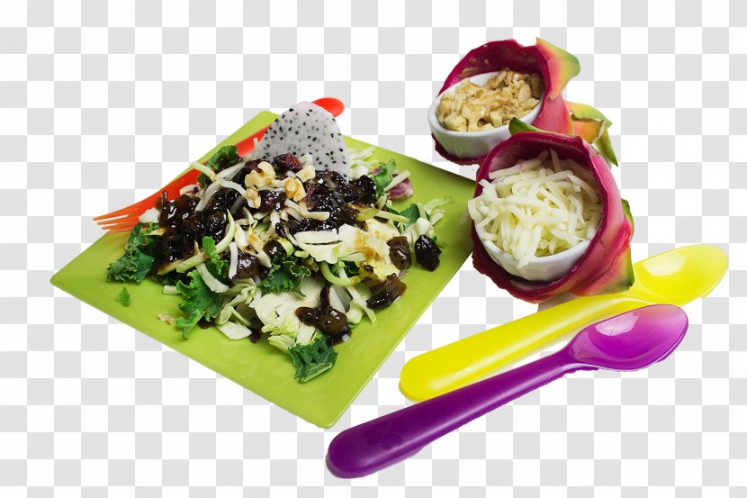 Vegetarian Cuisine Lunch Leaf Vegetable Comfort Food Recipe - Salad Transparent PNG