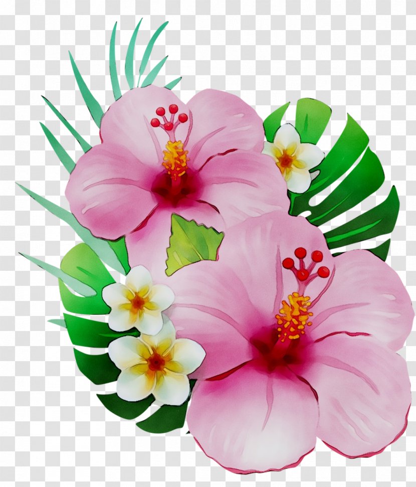 Sticker Rosemallows Flower Floral Design Petal - Chinese Hibiscus - Impatiens Transparent PNG