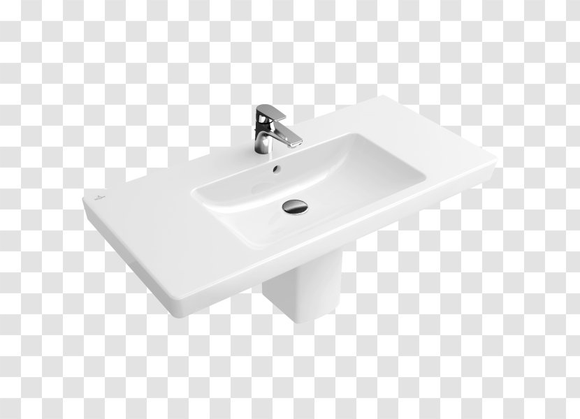 Sink Villeroy & Boch Subway 2.0 Bathroom Porcelain - Countertop Transparent PNG