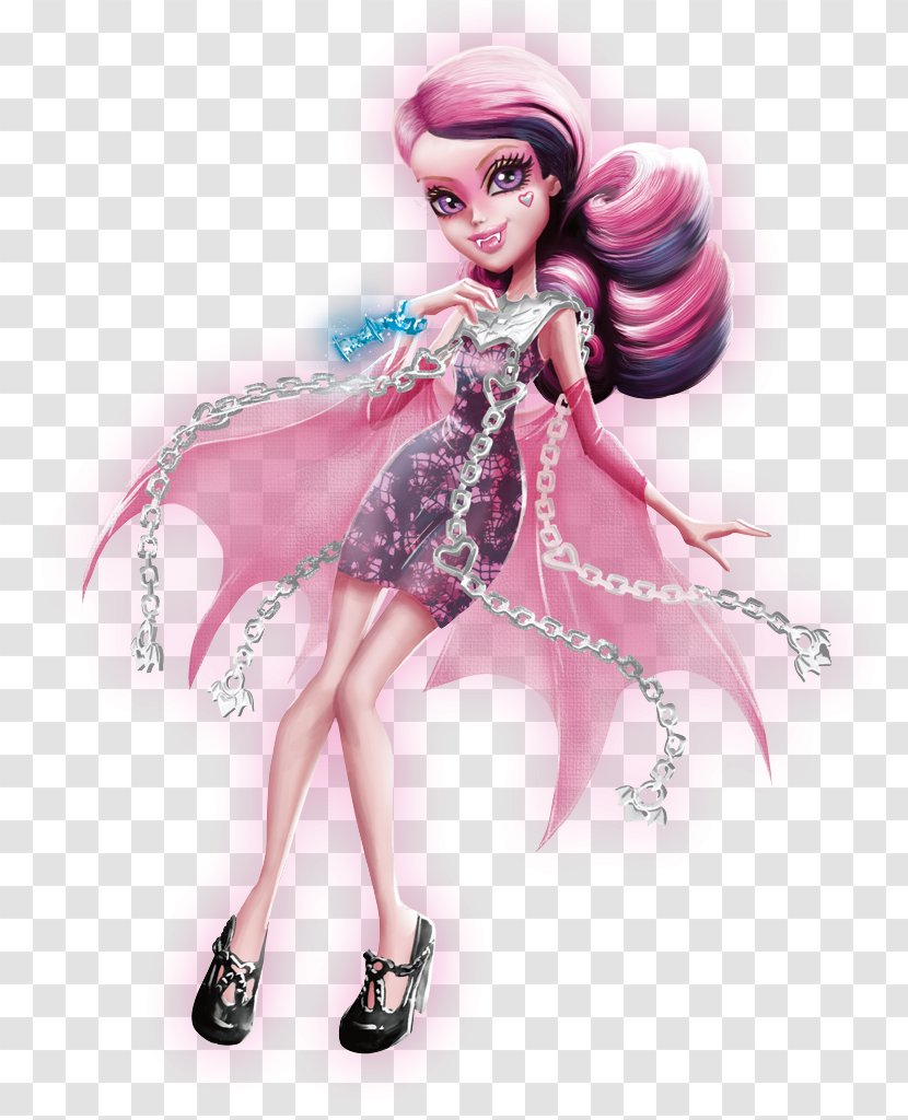 Monster High: Haunted High Draculaura Doll - Barbie Transparent PNG