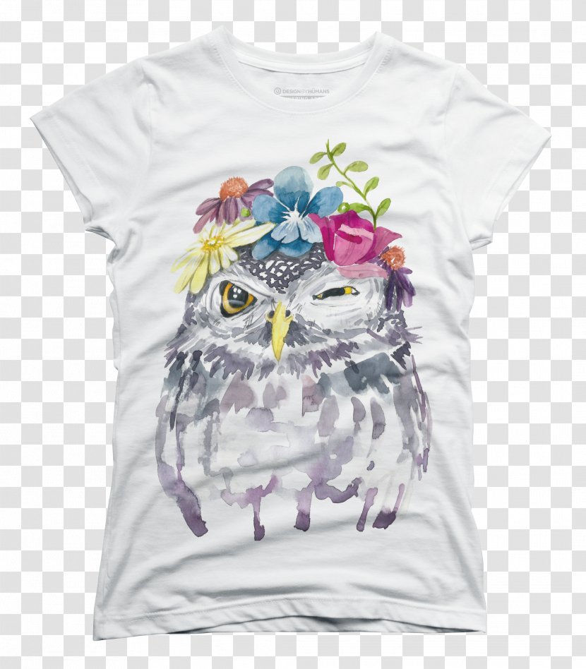T-shirt Owl Hoodie Sleeve Transparent PNG