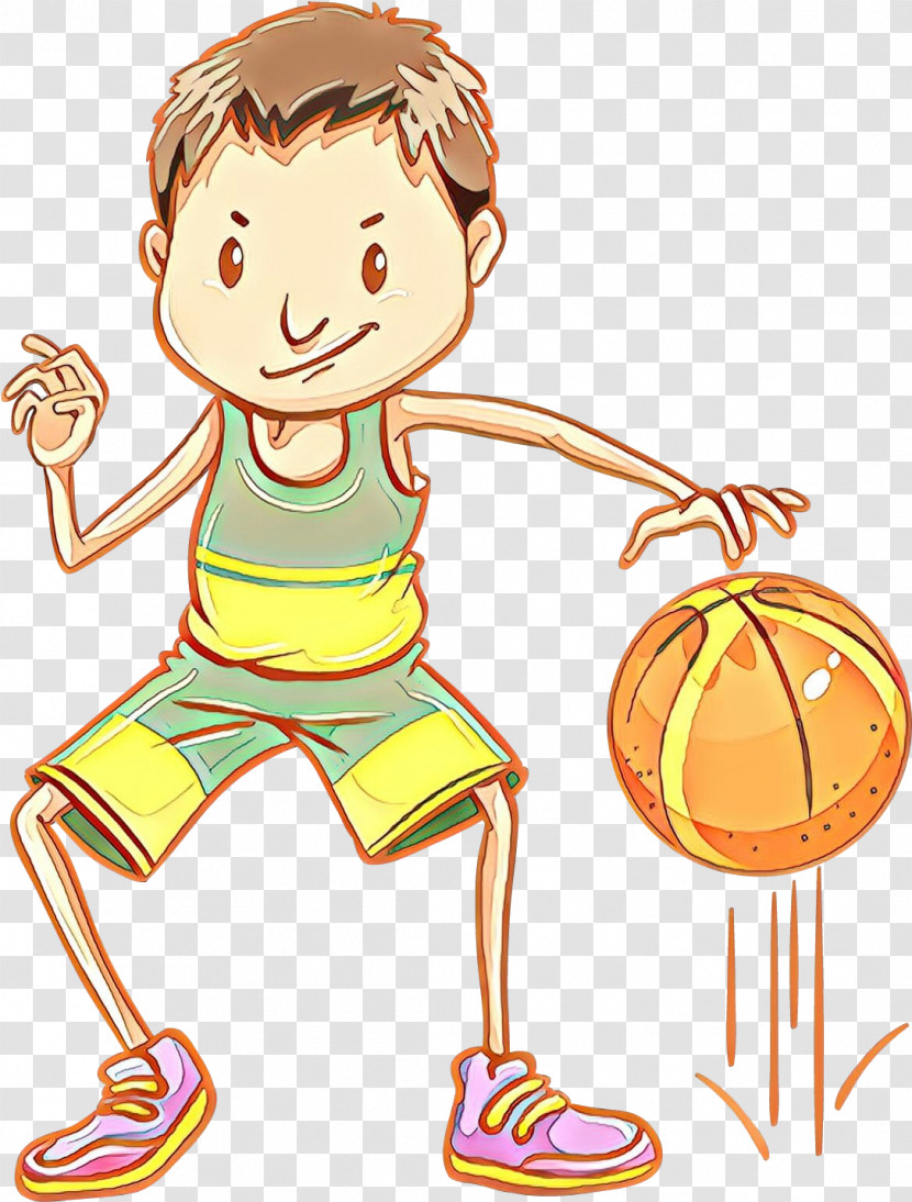 Cartoon Happy Playing Sports Child Pleased Transparent PNG