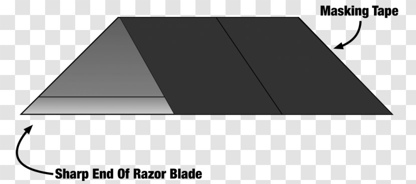 Razor Tool Triangle Adhesive Tape Floor - Heat Gun Blow Dryer Transparent PNG