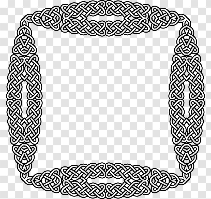 Celtic Knot Black And White Transparent PNG