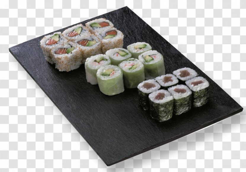 California Roll Gimbap Sushi Nori Laver - Japanese Cuisine Transparent PNG