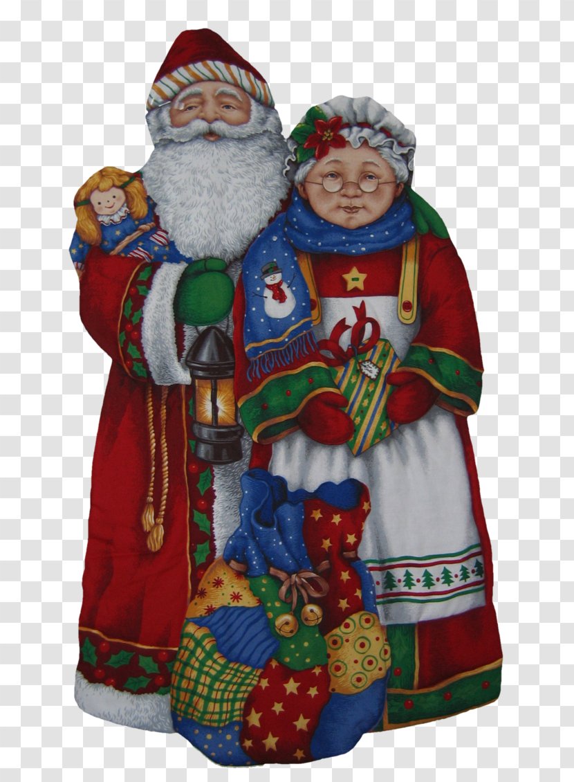 Santa Claus Mrs. Christmas Decoration Macy's Thanksgiving Day Parade - Holiday - Wall Painting Transparent PNG