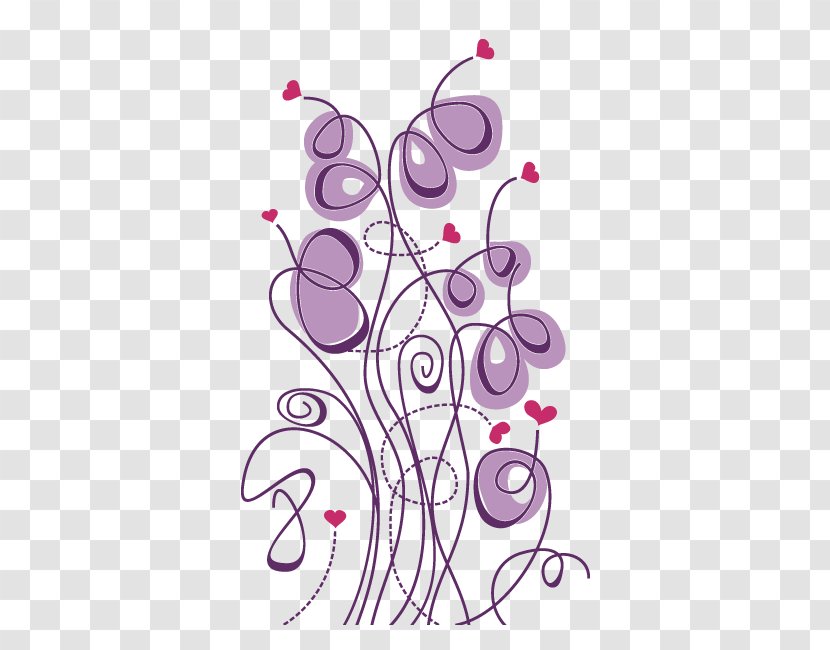 Wall Decal Room Mural - Violet - Painting Transparent PNG