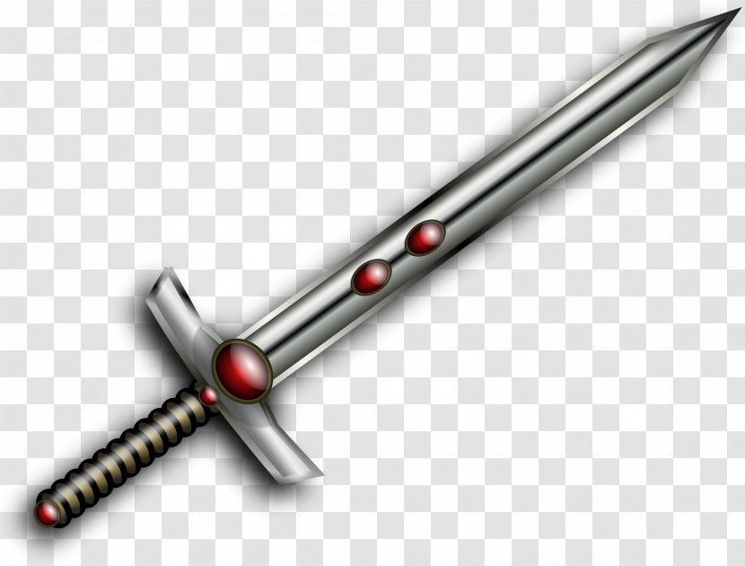 Sword Weapon Clip Art - Knightly - Spear Transparent PNG