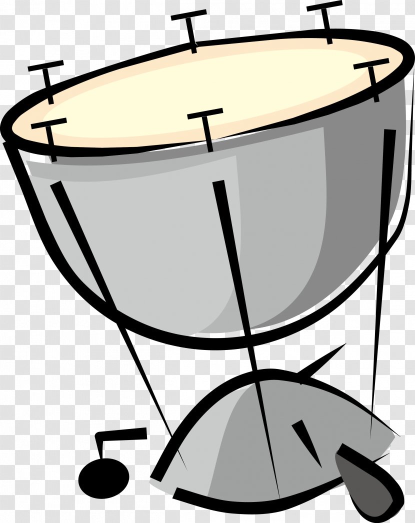 Musical Instrument Drum Timpani Percussion - Heart - Cartoon Vector Transparent PNG