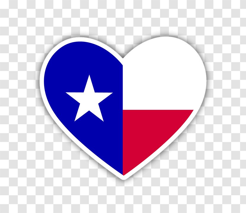 Texas Decal Business Poster Printing - Flag Of - Lgbt Heart Transparent PNG