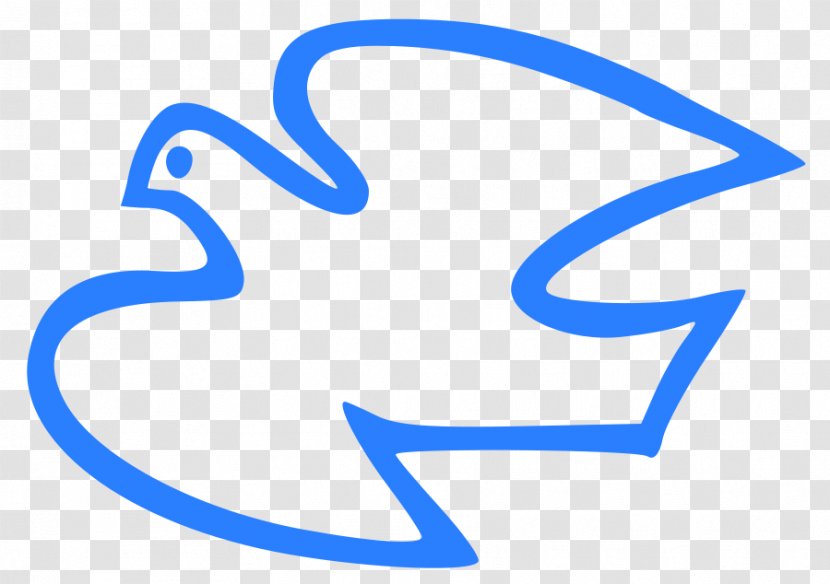 Columbidae Bird Outline Clip Art - Symbol - Free Dolphin Clipart Transparent PNG