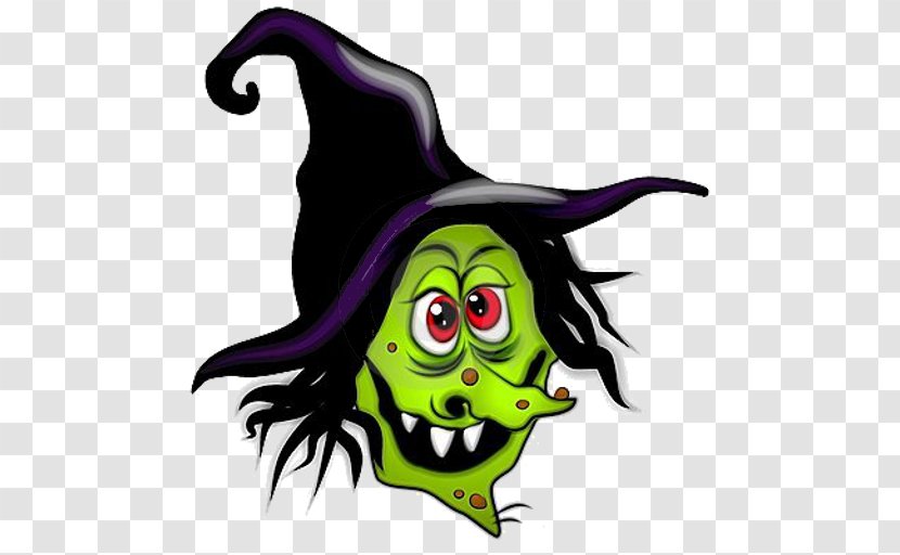 Wicked Witch Of The West Witchcraft Cartoon Clip Art - Head - Fictional Character Transparent PNG