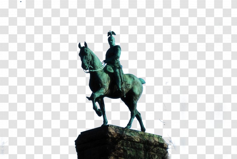 Cologne Cathedral Church - Gero - Front Horse Riding Statue Transparent PNG