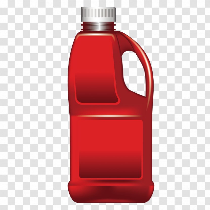 Car Lubricant - Bottle - Vector Red Transparent PNG