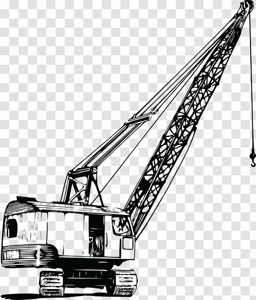 Crane Hoist Architectural Engineering Clip Art - Vehicle Transparent PNG