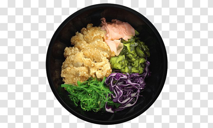 Sushi Poke Japanese Cuisine Take-out Sashimi - Cruciferous Vegetables - Tuna Veggie Rice Bowl Transparent PNG