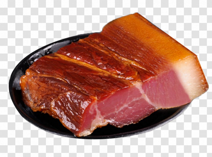 Xiangxi Tujia And Miao Autonomous Prefecture Chinese Sausage Bacon Domestic Pig - Watercolor - Food Cooked Transparent PNG