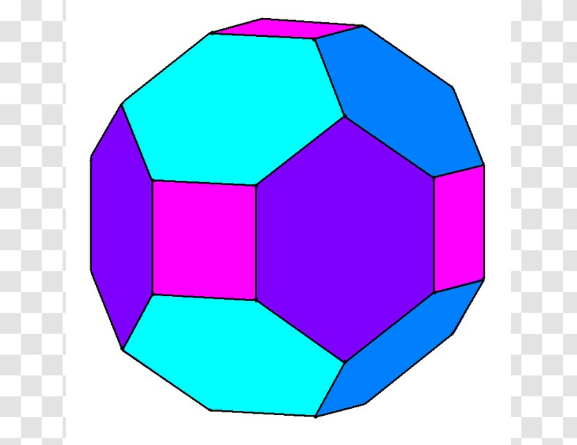 Truncation Rhombic Dodecahedron Truncated Icosahedron Chamfered - Octahedron - Edge Transparent PNG